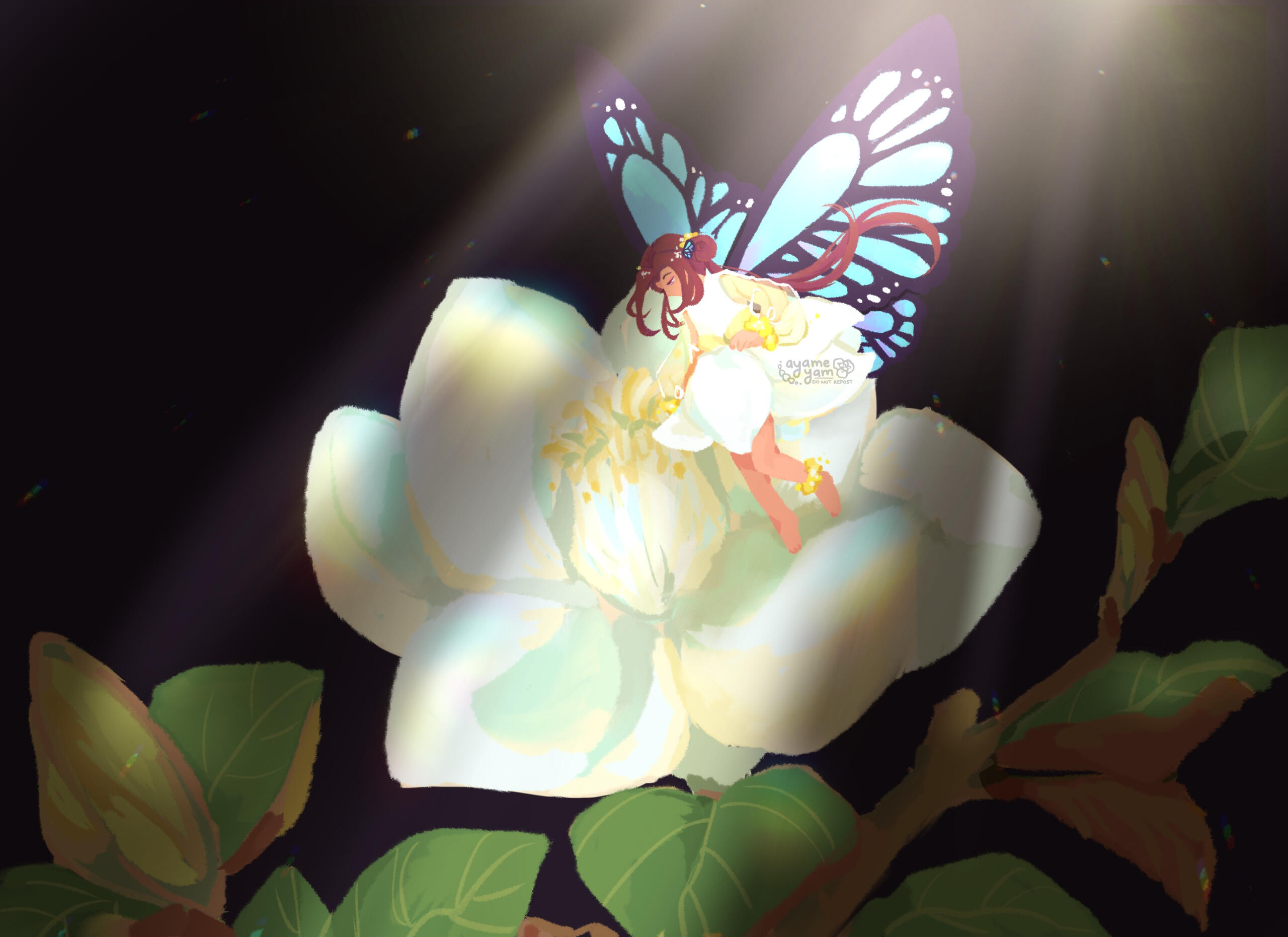 Chikaseii Magnolia Painting