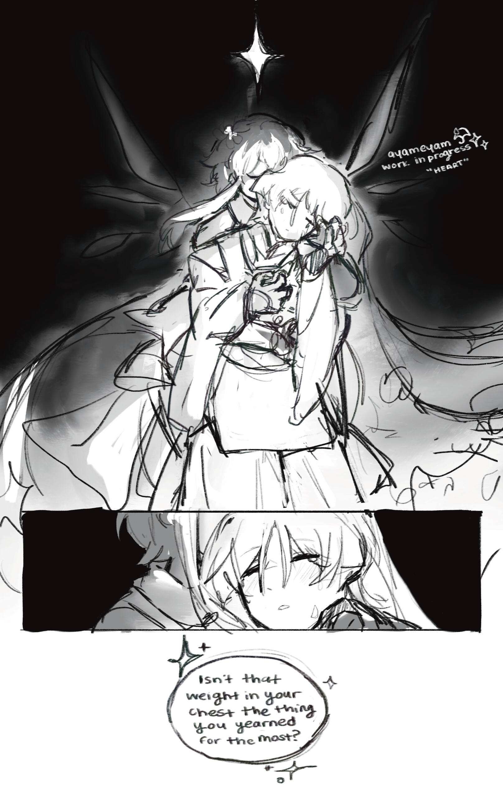 "Heart" Abyss Princess Lumine and Kabukimono Comic - Page Three