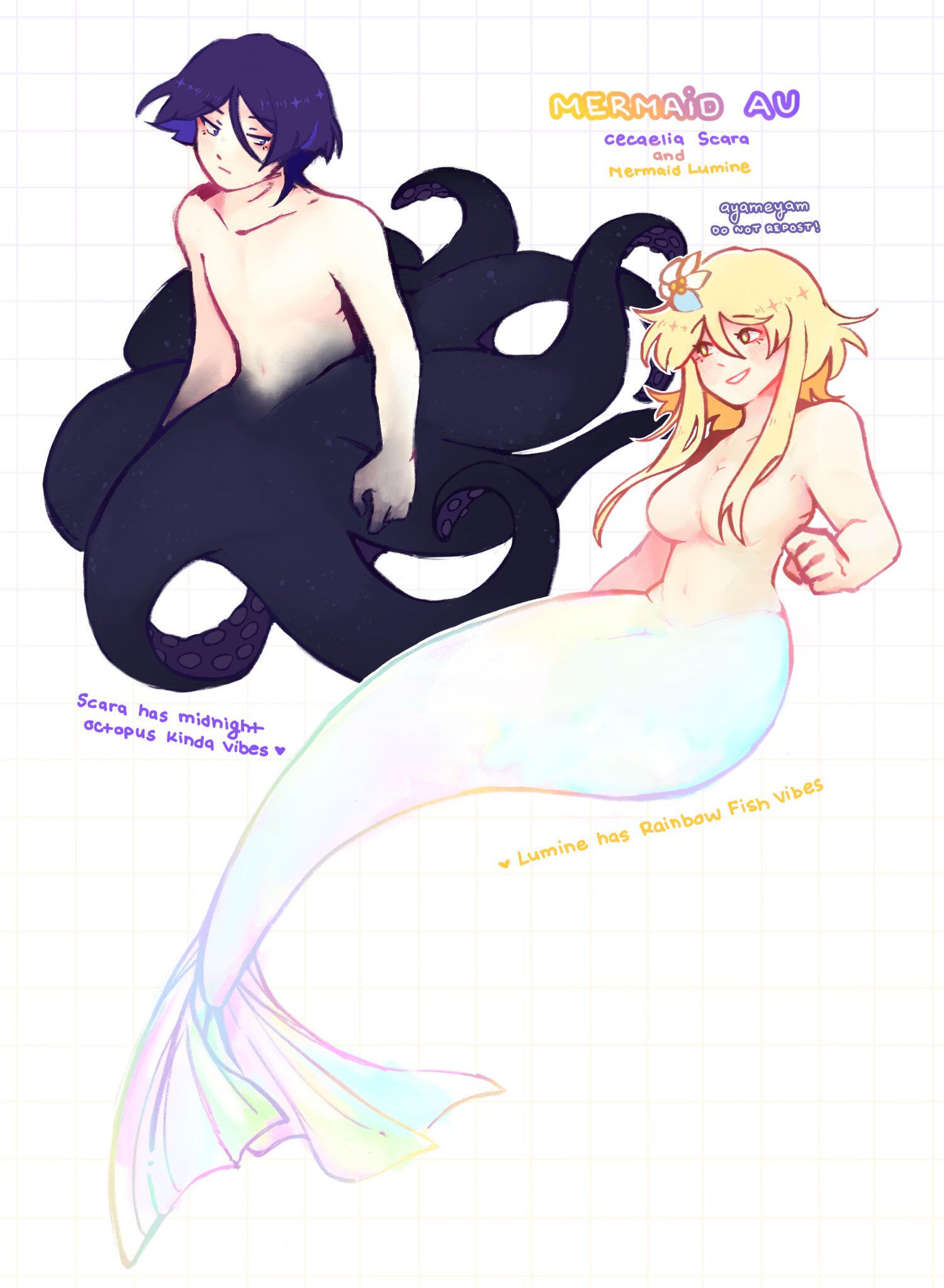 ScaraLumi Mermaid AU